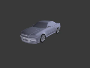 nissan skyline r34 25 25gt turbo 3D Model