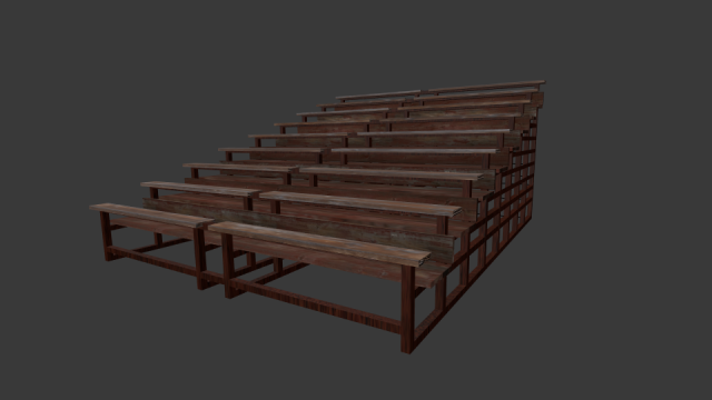 tribune 3D Model .c4d .max .obj .3ds .fbx .stl .blend 