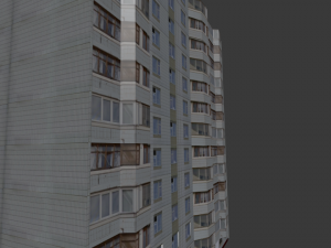 12 floor building 3Dモデル
