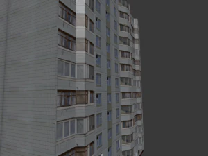 12 floor building 3D Model