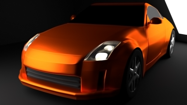 nissan 350z 3D Model .c4d .max .obj .3ds .fbx .stl .blend