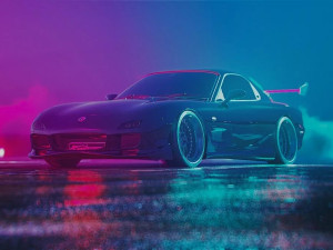mazda rx7 Modelo 3D