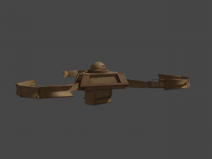rusty drone Model 3D