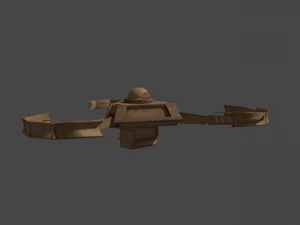 drone enferrujado Modelo 3D