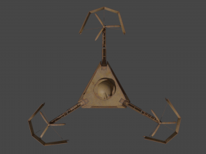 rusty drone Model 3D