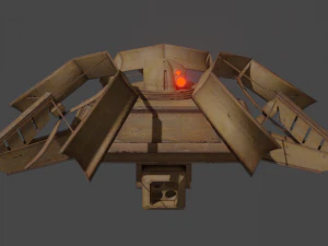 drone enferrujado Modelo 3D