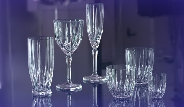arrow glassware set Modello 3D .c4d .max .obj .3ds .fbx .stl .blend