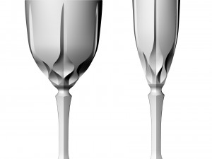 arrow glassware set Modello 3D