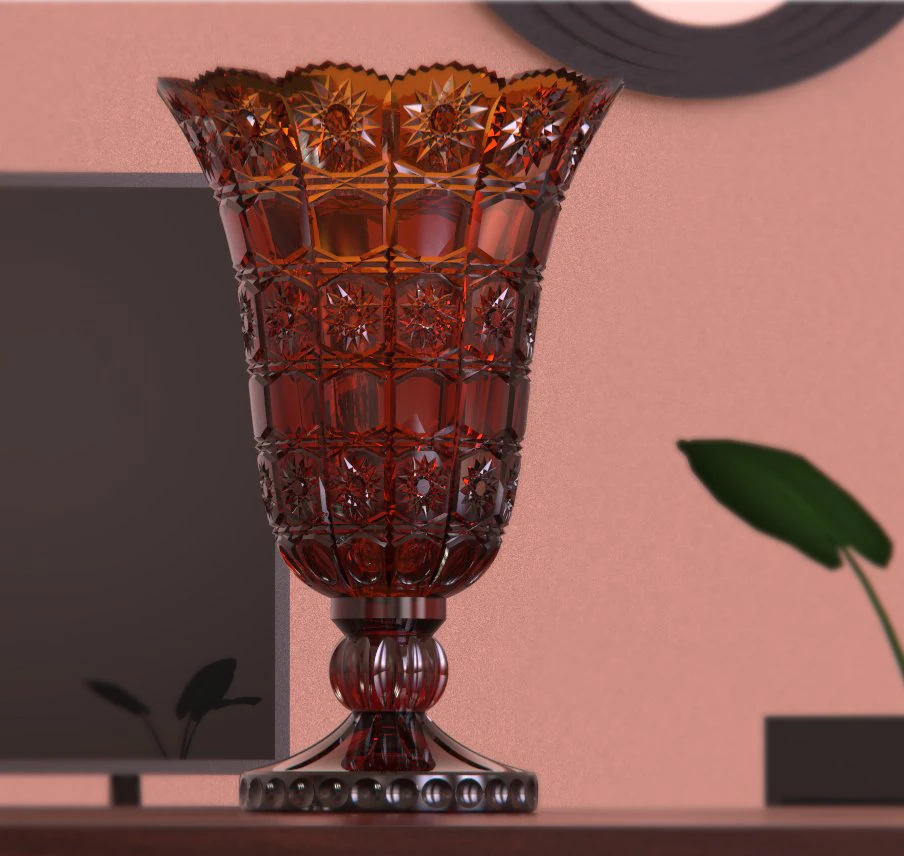 bohemia vase 3D Model .c4d .max .obj .3ds .fbx .stl .blend 