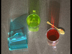 tea glass mug Model 3D