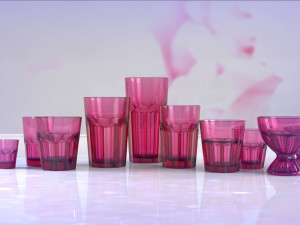 glass tumblers and cups 3D Modell