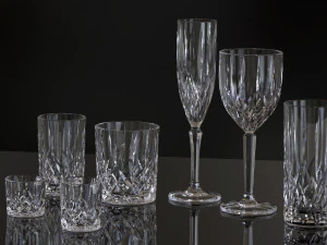 glass stemware and tumblers 3D Model