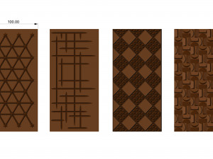 decorative engraving panels and doors 3D 모델