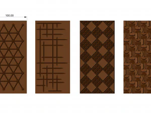 decorative engraving panels and doors 3D Model