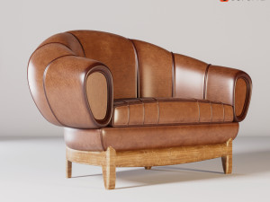 leather sofa 3D 모델
