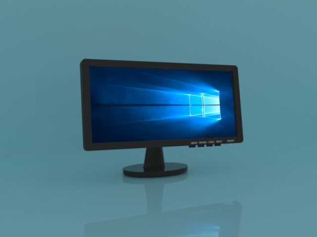 lcd monitor made with 3ds max Modelo 3D .c4d .max .obj .3ds .fbx .stl .blend 