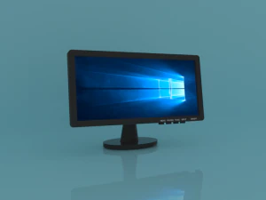 monitor lcd feito com 3ds max Modelo 3D