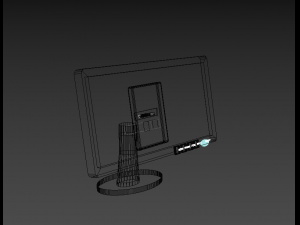 lcd monitor made with 3ds max Modelo 3D