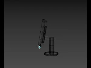 lcd monitor made with 3ds max 3D Model