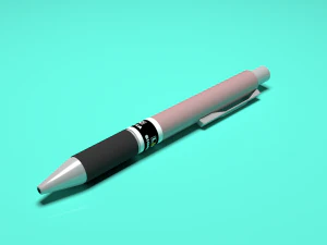 simple pen with material and textures 3D Model