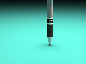 simple pen with material and textures 3D Model