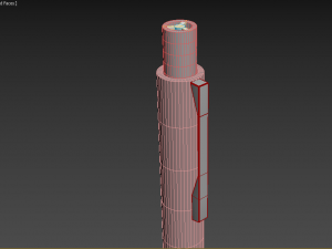 simple pen with material and textures 3D Model