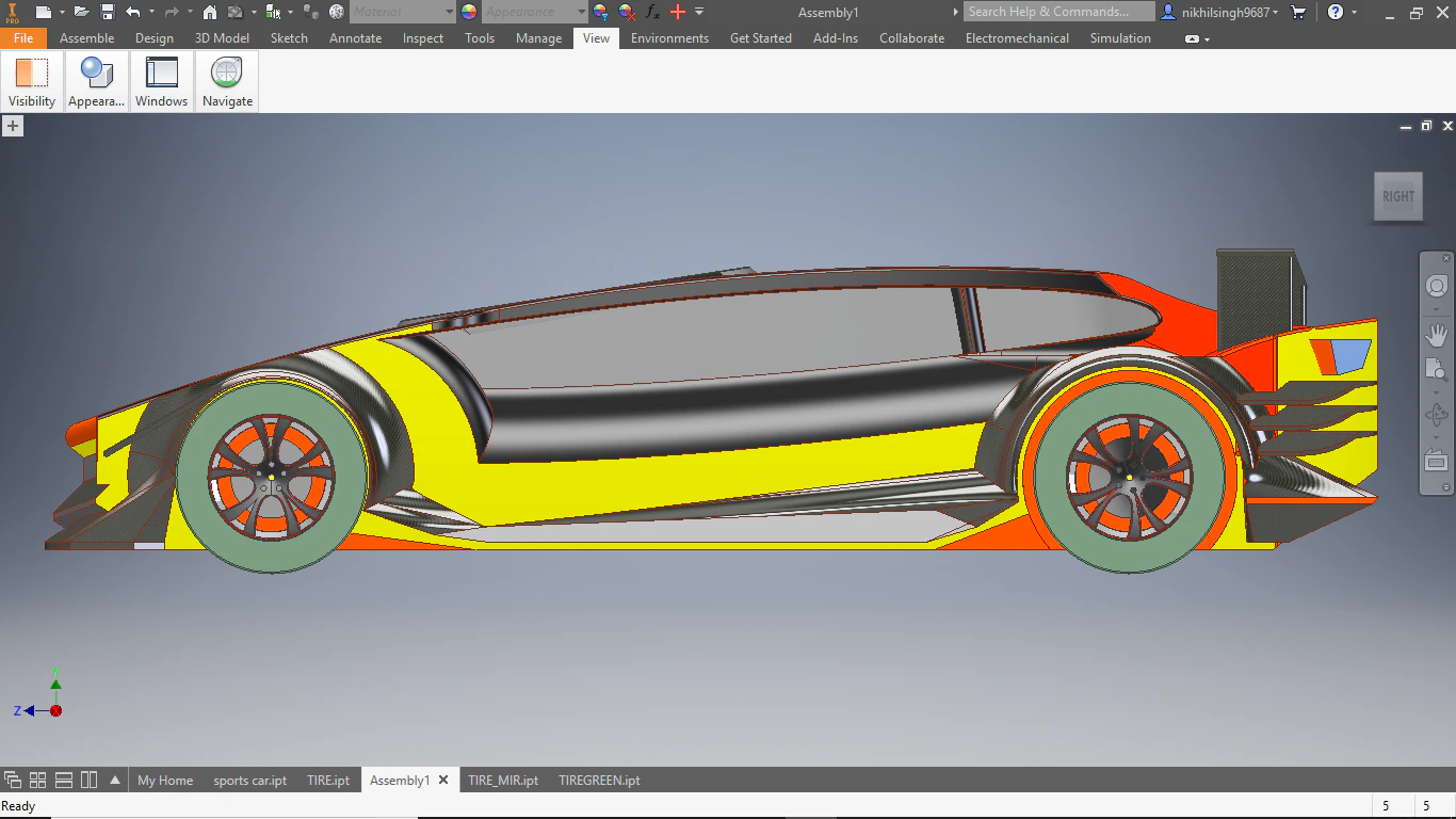 sports car with v8 engine 3D Model .c4d .max .obj .3ds .fbx .stl .blend 