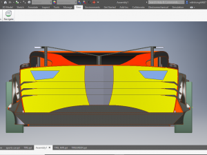 sports car with v8 engine Modello 3D