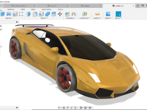 sports car 3D Model