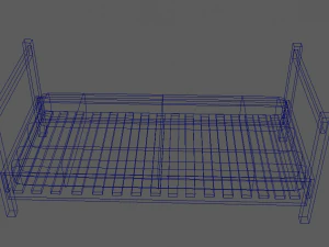 simple bed 3D Model