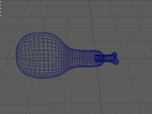 cartoon chickenwing 3D Модель