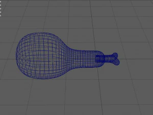 cartoon chickenwing 3D Model