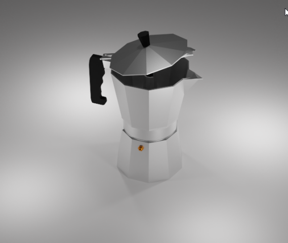 coffeepot 3D Model .c4d .max .obj .3ds .fbx .stl .blend 