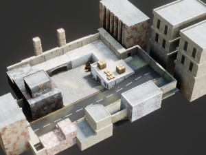 simple game environment 3D Model