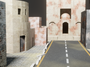 simple game environment 3D Model
