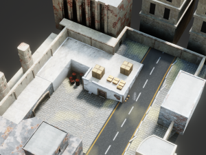 simple game environment 3D Model