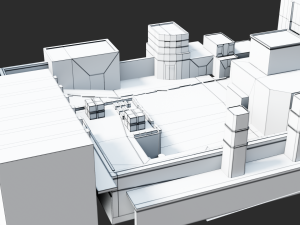 simple game environment 3D Model