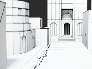 simple game environment 3D Model