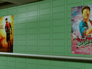subway under pass - low poly - game ready model Model 3D