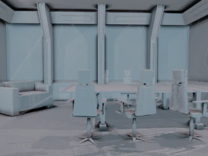 conference room 3D Model