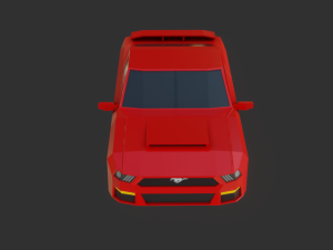 low poly car - pbr -game ready Modèle 3D