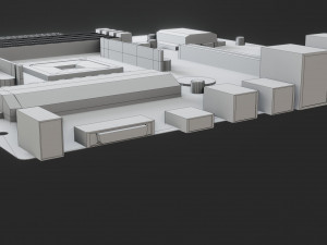 mother board - low poly - game ready 3Dモデル