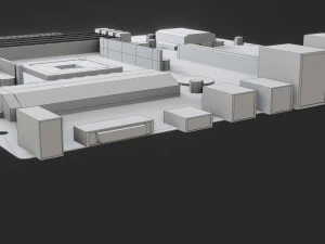 mother board - low poly - game ready 3D Model