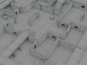 modular rpg game environment - low poly - pbr - gameready Modelo 3D