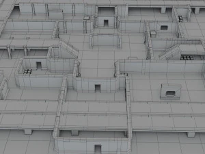 modular rpg game environment - low poly - pbr - gameready 3D Model