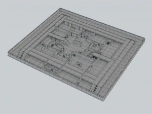 modular rpg game environment - low poly - pbr - gameready 3D Model