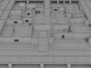 modular rpg game environment - low poly - pbr - gameready 3D Model