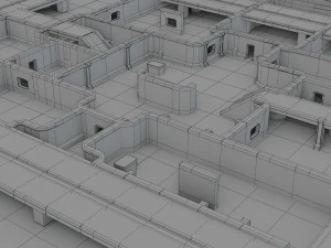 modular rpg game environment - low poly - pbr - gameready 3D Model
