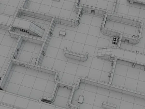 modular rpg game environment - low poly - pbr - gameready 3D Model