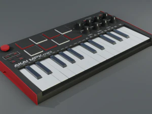 Akai MPK Miniklavier 3D Modell